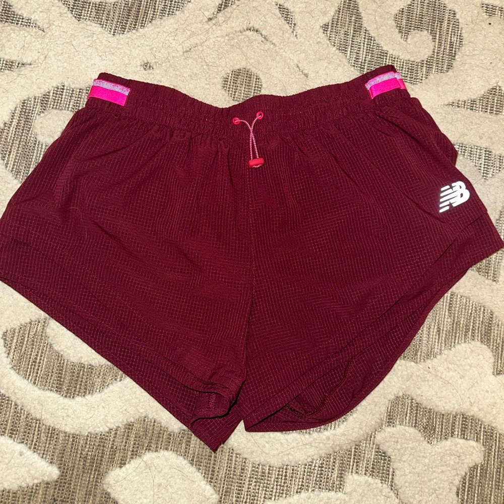 New Balance Women's Maroon Athletic Shorts XS